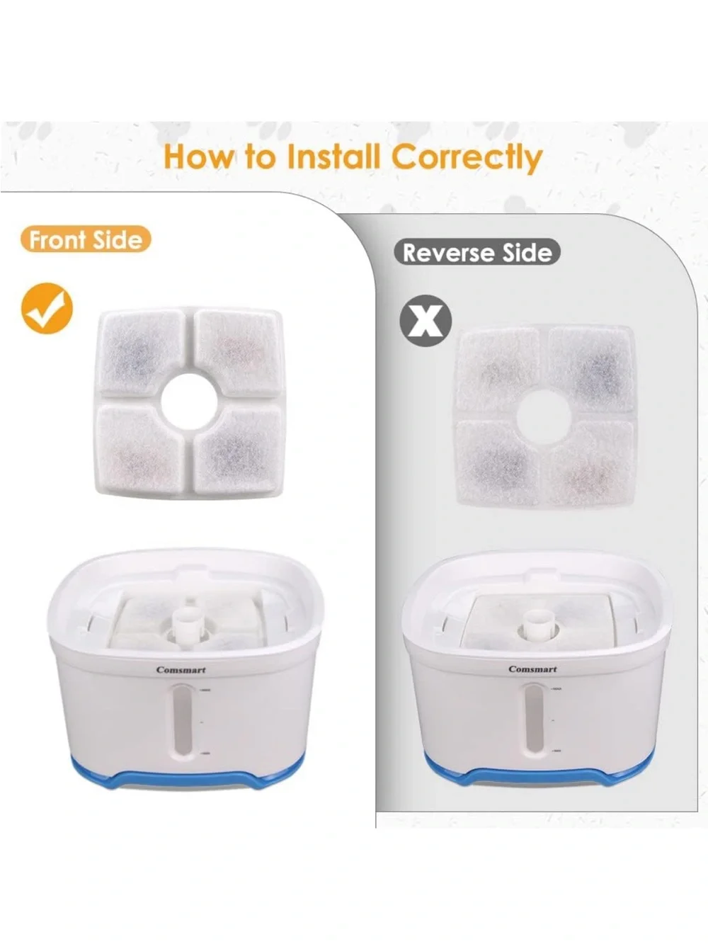 36 x Pet fountain filters